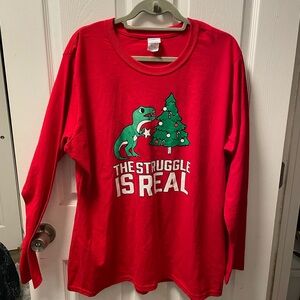 NWOT! Port and Co. Xmas Tee. XXL